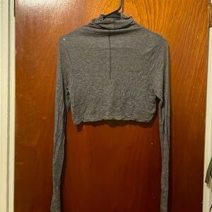 Oak + Fort Long sleeve turtleneck crop
